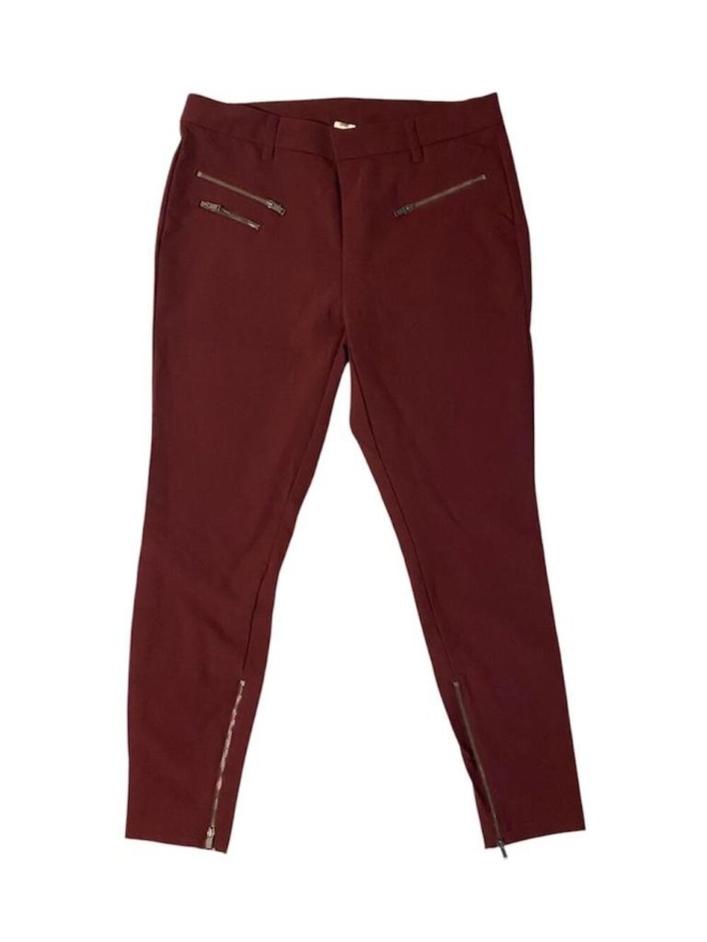 Gap Women's Burgundy Slack Trousers